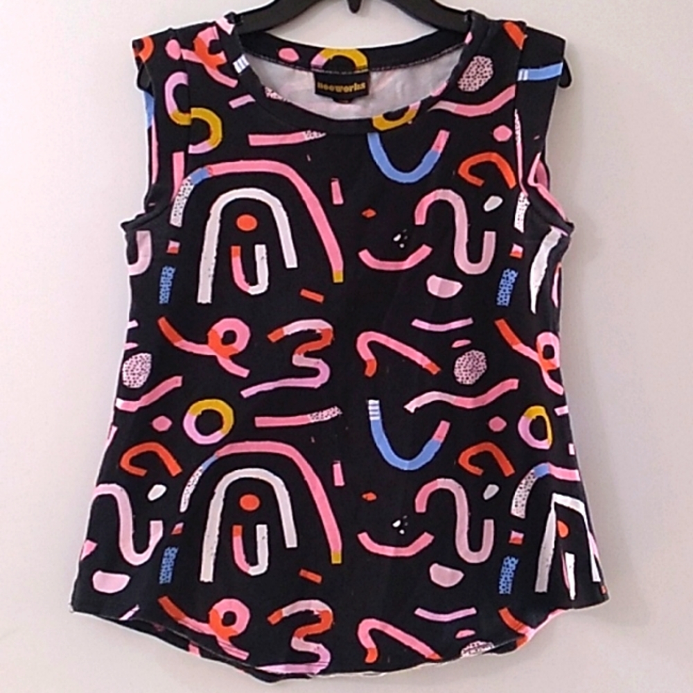 Nooworks Tee Scribble Top Small